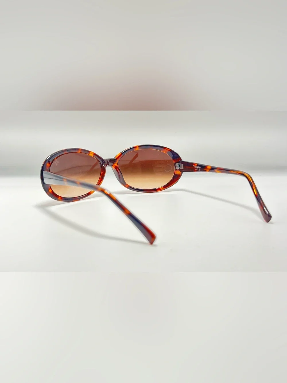 Simply Vera Wang Tortoise Oval Sunglasses Frames